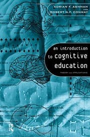 Tapa de An Introduction to Cognitive Education: Theory and Applications