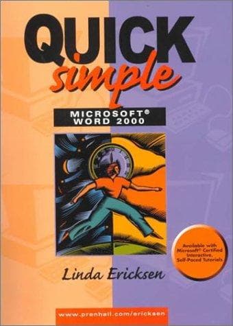 Tapa de Quick simple Microsoft Word 2000