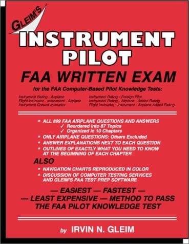 Tapa de Instrument Pilot FAA Written Exam