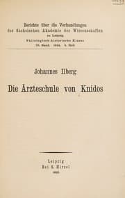 Tapa de Die Ärzteschule von Knidos