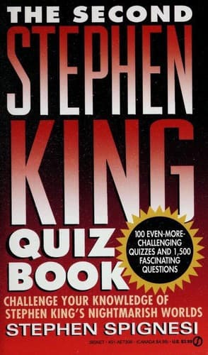 Tapa de The Second Stephen King Quiz Book
