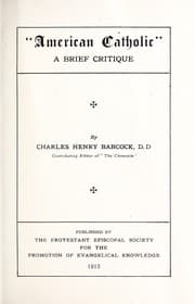 Tapa de "American Catholic"