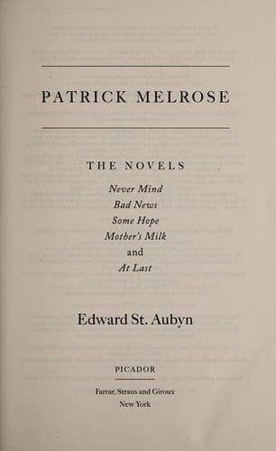 Tapa de The complete Patrick Melrose novels
