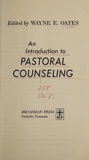 Tapa de An introduction to pastoral counseling