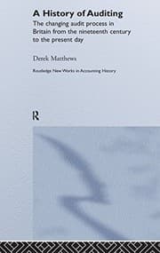Tapa de A history of auditing