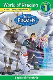 Tapa de World of Reading: Frozen Frozen 3-in-1 Listen-Along Reader (World of Reading Level 1): 3 Royal Tales with CD!