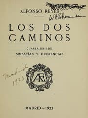 Tapa de Los dos caminos