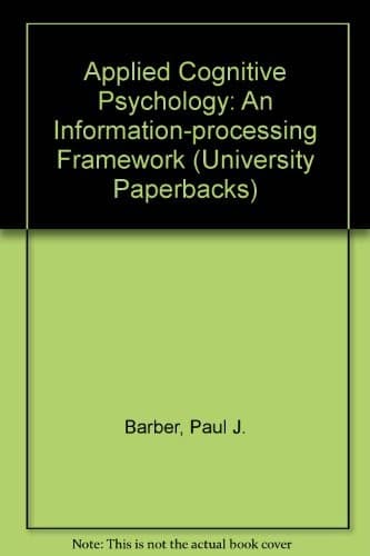 Tapa de Applied cognitive psychology