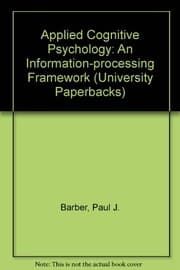 Tapa de Applied cognitive psychology