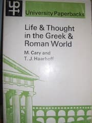 Tapa de Life and Thought in Greek and Roman World (University Paperbacks)