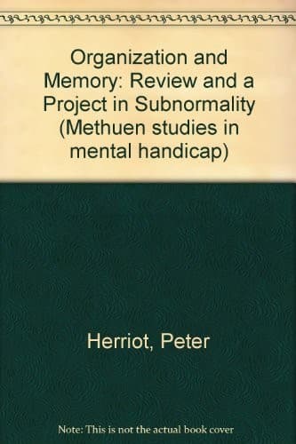 Tapa de Organisation and memory
