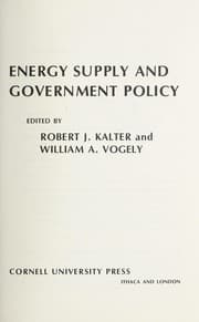 Tapa de Energy supply and government policy