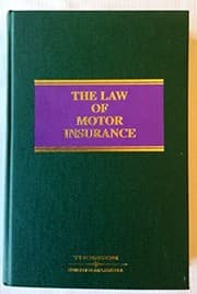 Tapa de The Law of Motor Insurance