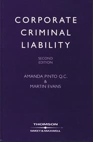 Tapa de Corporate Criminal Liability