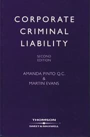 Tapa de Corporate Criminal Liability