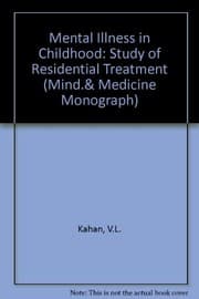 Tapa de Mental illness in childhood