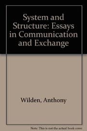 Tapa de System and structure: essays in communication and exchange