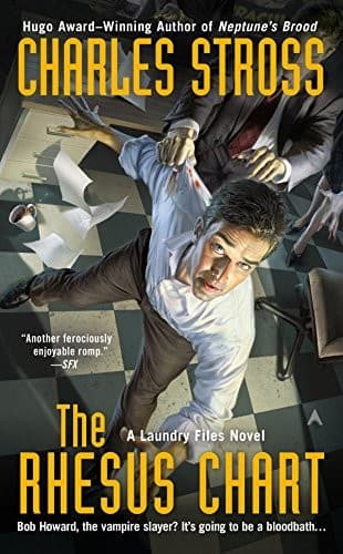 Tapa de The Rhesus Chart (A Laundry Files Novel)