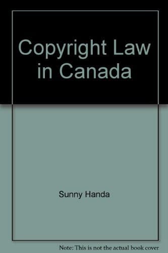 Tapa de Copyright law in Canada