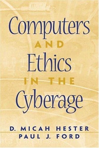 Tapa de Computers and Ethics in the Cyberage