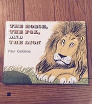 Tapa de Horse, the Fox and the Lion