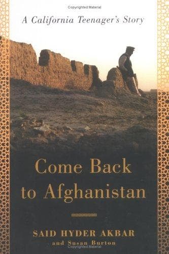 Tapa de Come back to Afghanistan