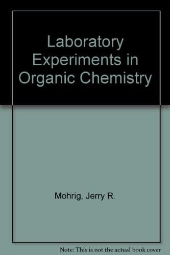 Tapa de Laboratory experiments in organic chemistry