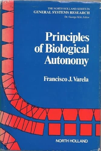 Tapa de Principles of biological autonomy
