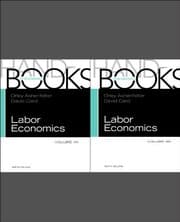 Tapa de Handbook of Labor Economics, Volume 4A & B SET, Volume 4