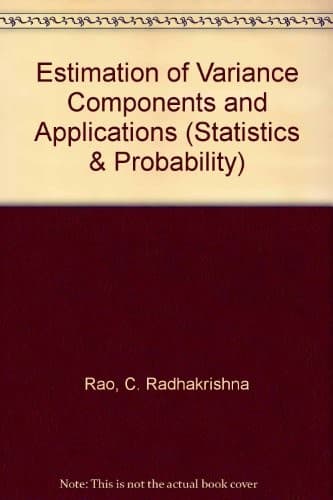 Tapa de Estimation of variance components and applications