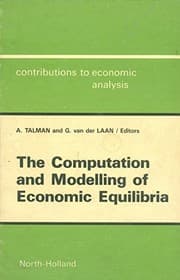 Tapa de Computation and Modelling of Economic Equilibria (Contributions to economic analysis)