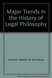 Tapa de Major trends in the history of legal philosophy