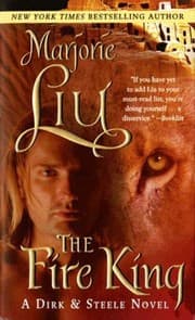 Tapa de The Fire King: A Dirk & Steele Novel