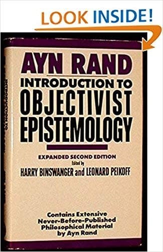 Tapa de Introduction to Objectivist Epistemology