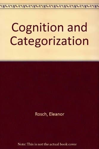 Tapa de Cognition and categorization