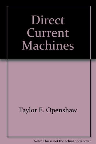 Tapa de Direct current machines