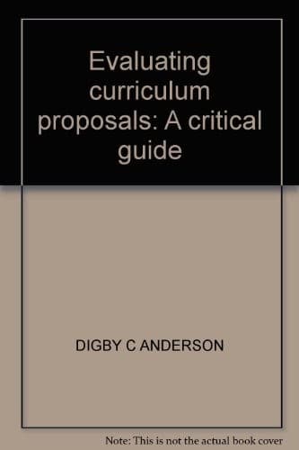 Tapa de Evaluating curriculum proposals