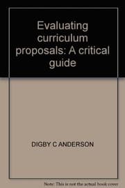 Tapa de Evaluating curriculum proposals