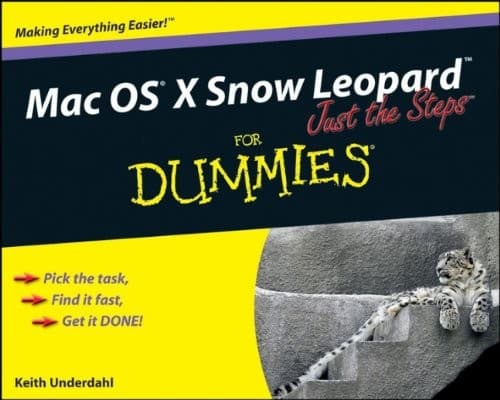 Tapa de Mac OS X Snow Leopard Just the Steps For Dummies