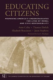 Tapa de Educating Citizens: Preparing America's Undergraduates for Lives of Moral and Civic Responsibility