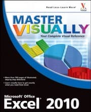 Tapa de Master VISUALLY Excel 2010