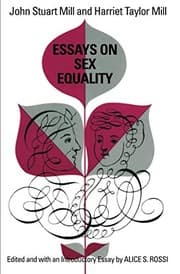 Tapa de Essays on Sex Equality
