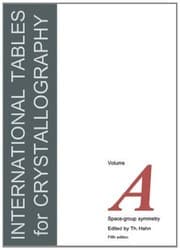 Tapa de International Tables for Crystallography, Space-Group Symmetry