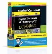 Tapa de Digital Cameras & Photography For Dummies, Book + DVD Bundle