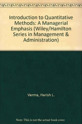Tapa de Introduction to quantitative methods