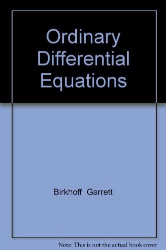 Tapa de Ordinary Differential Equations.