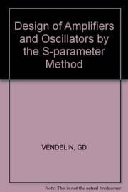 Tapa de Design of amplifiers and oscillators by the S-parameter method
