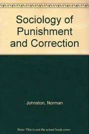 Tapa de The sociology of punishment and correction