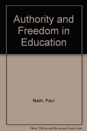 Tapa de Authority and Freedom in Education