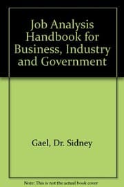 Tapa de The Job analysis handbook for business, industry, and government